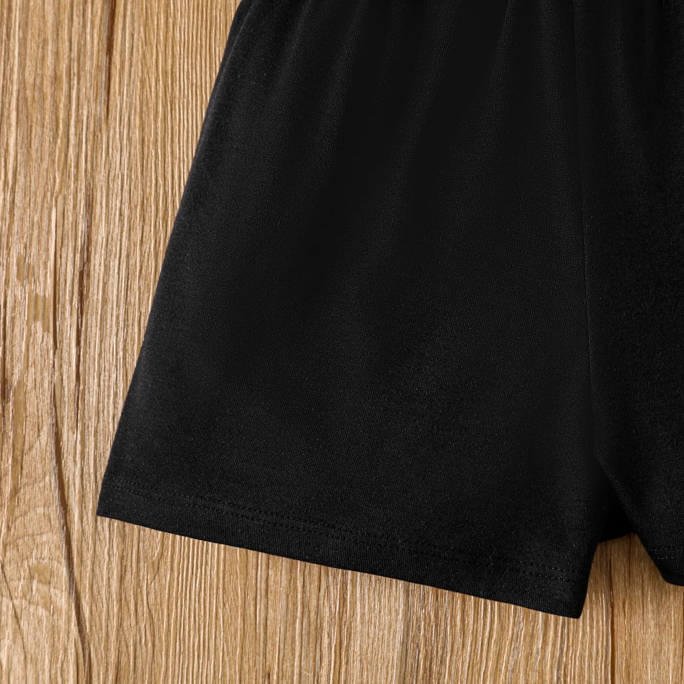Toddler Girl Sheer Mesh Yoke Form Romper  image 5