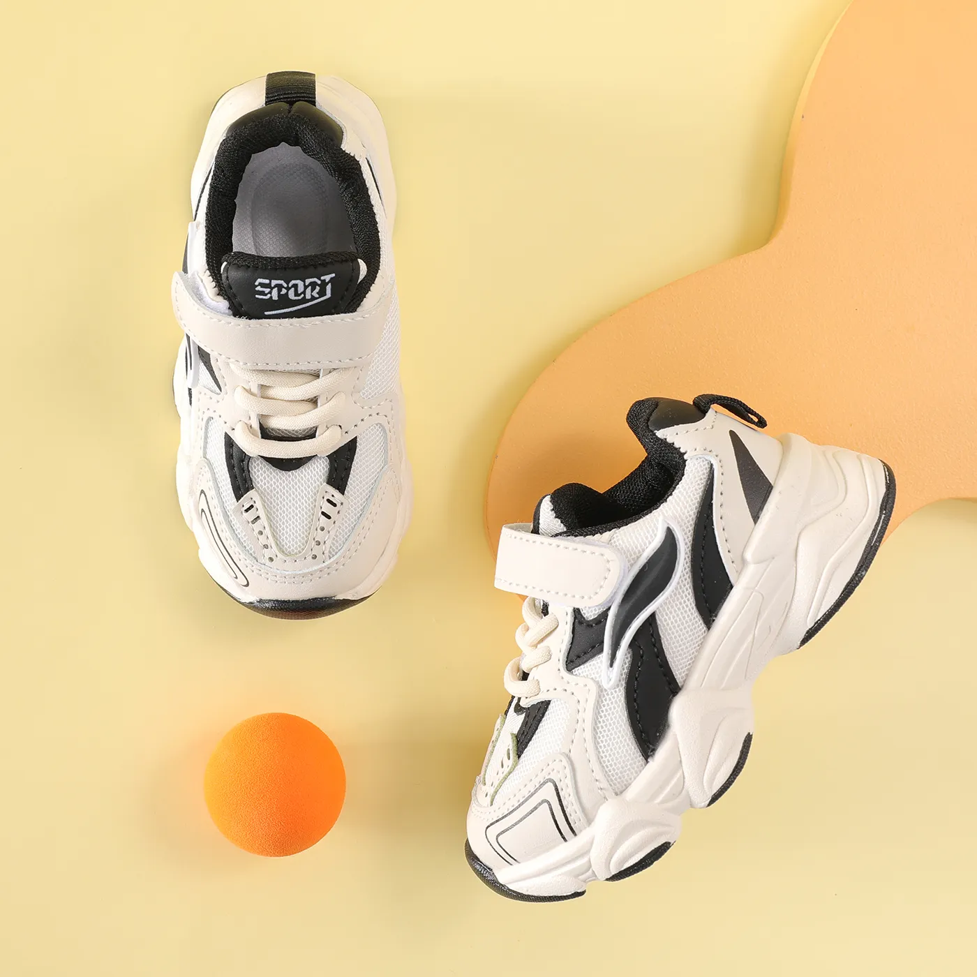 Toddler / Kid Respirant Antidérapant Chaussures Velcro Sporty Résistantes à L’usure