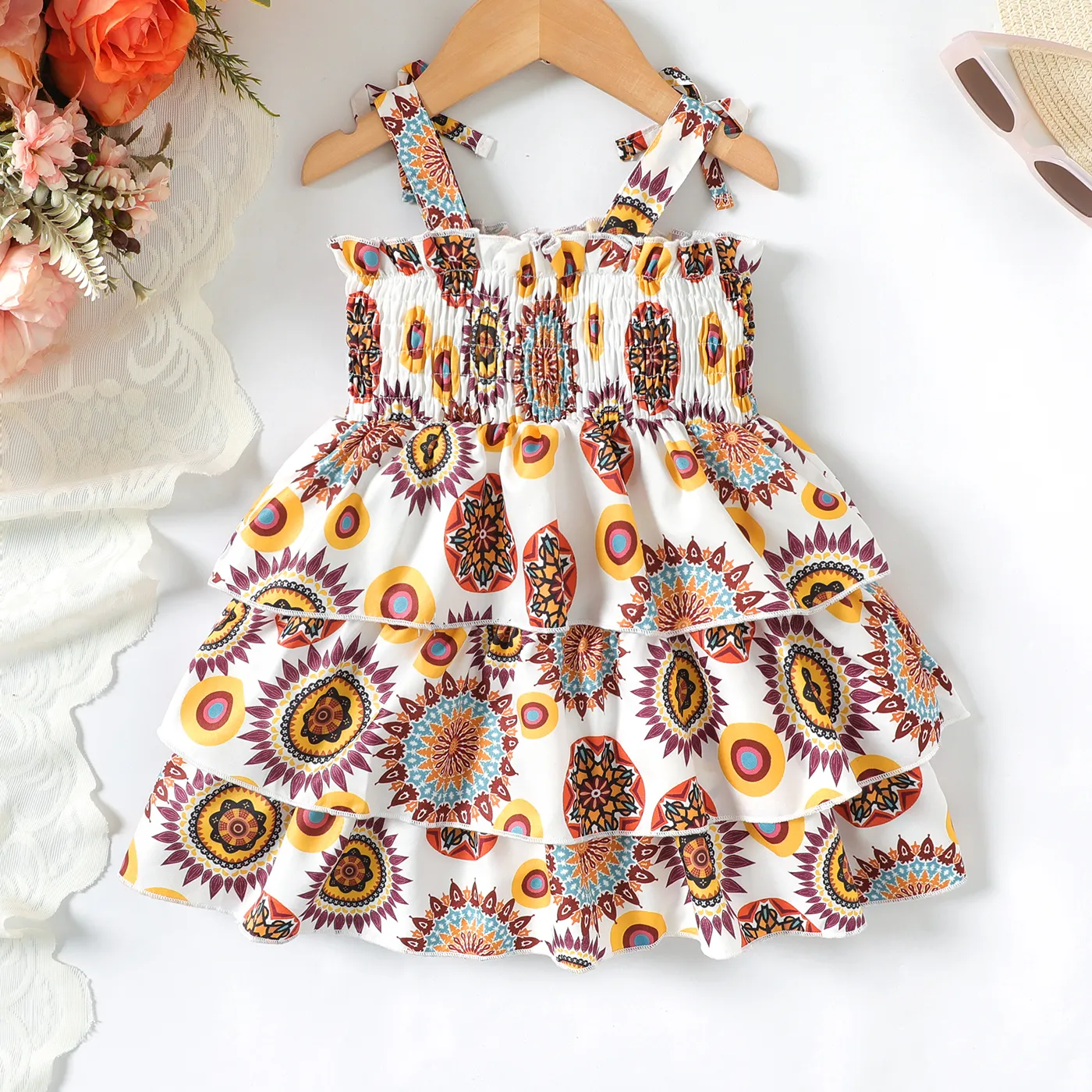 Criança Menina Manga cava Bonito Vestidos  image 2