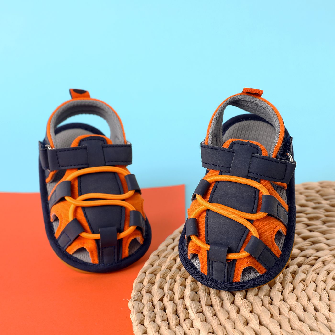 

Baby/Toddler Velcro Colorblock Sandals