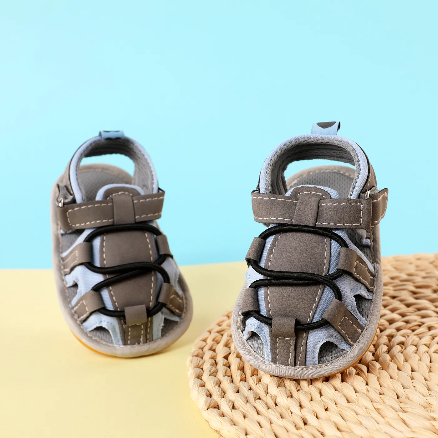 

Baby/Toddler Velcro Colorblock Sandals