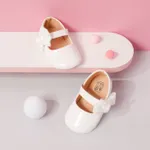 Baby/Toddler Bow Decor Solid Toddler Shoes White