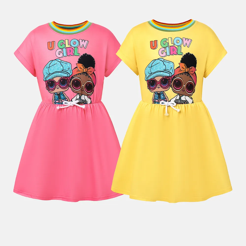vestido naia™ de manga corta con estampado gráfico de lol surprise kid girl big image 8