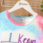 Kid Girl Sippy Cup & Letter Print Short-sleeve Tee  image 4
