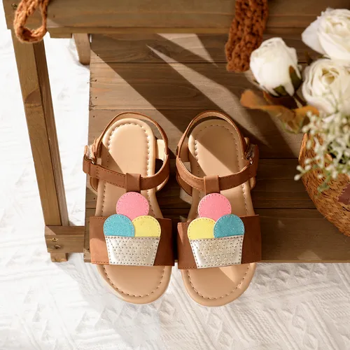 Toddler/Kid Ice Cream Pattern Sandals