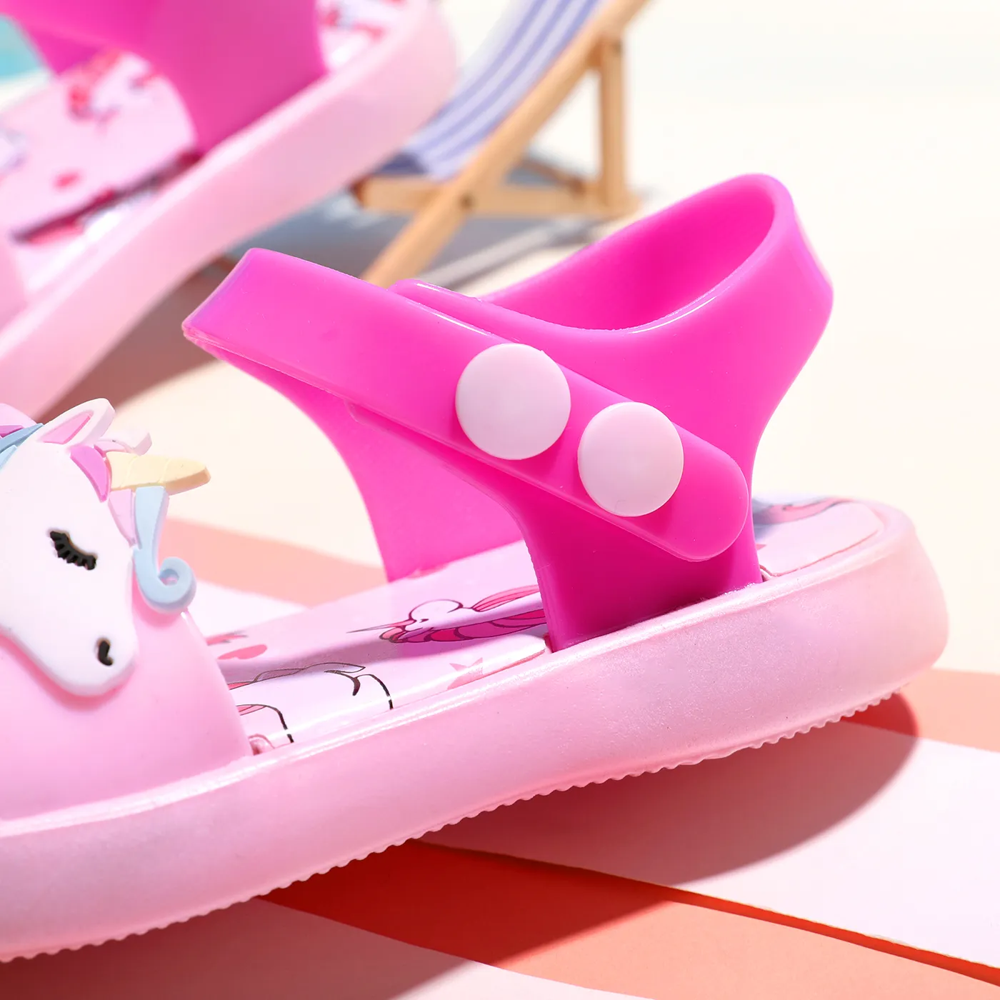 Toddler Allover Print Childlike Sandals Light Pink image 5