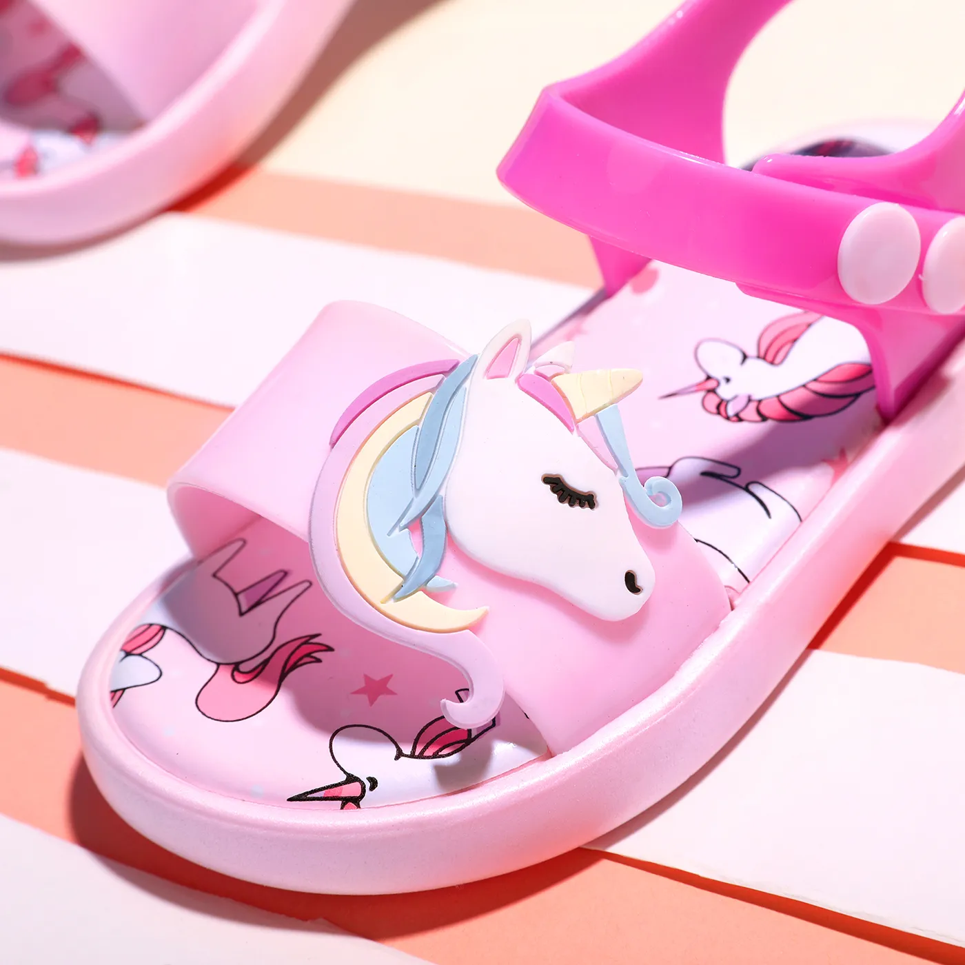 Toddler Allover Print Childlike Sandals Light Pink image 4
