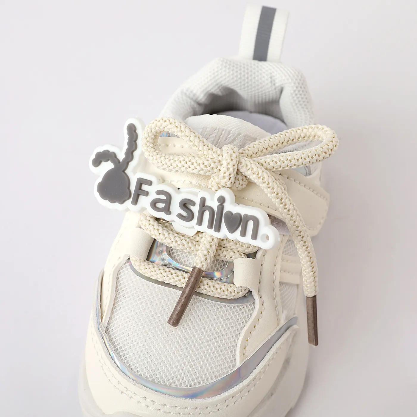 Toddler/Kid Letters Pattern Breathable Sport Shoes White image 5