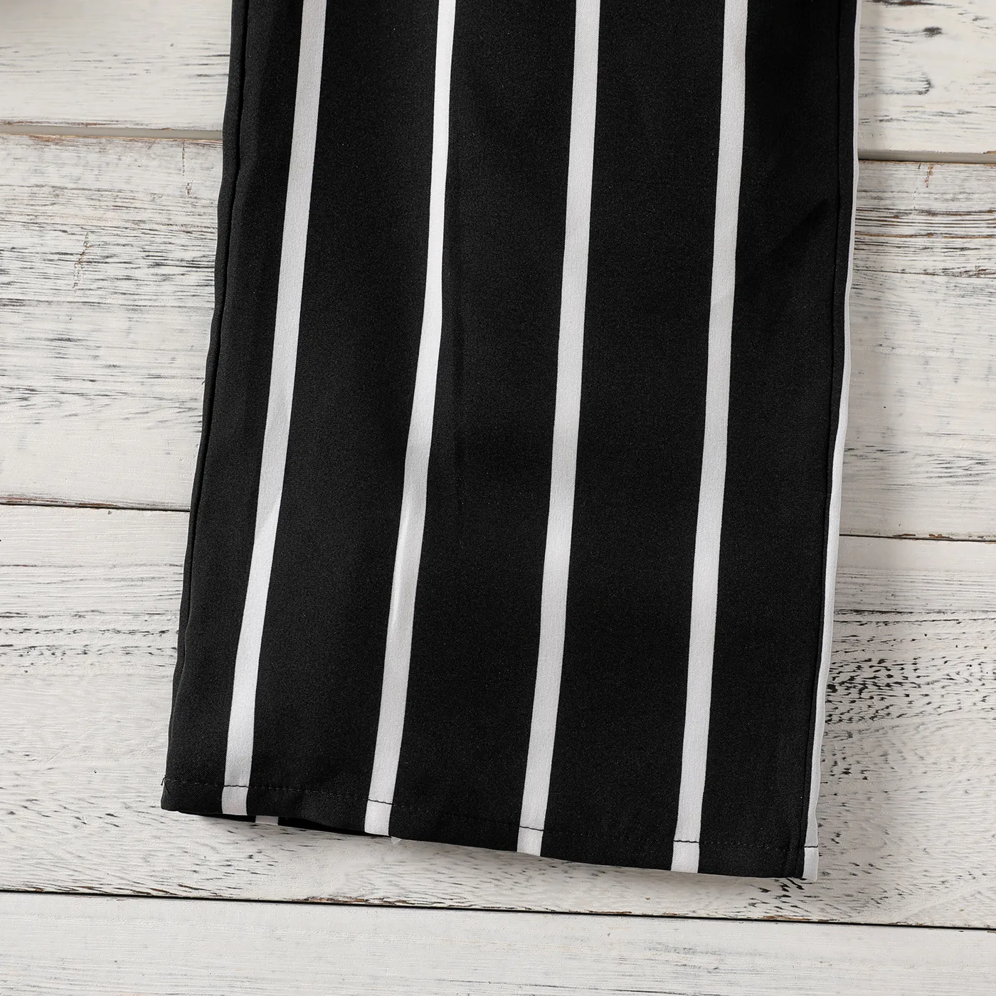 Kid Girl Stripe Belted Slip Jumpsuit  image 5