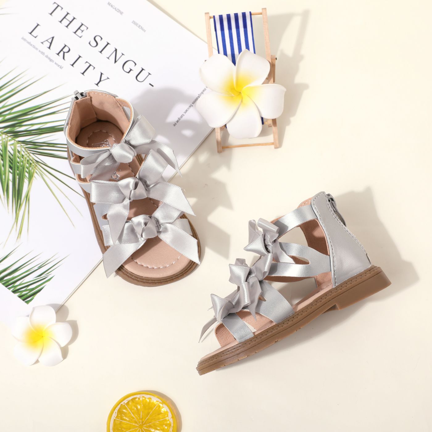 

Toddler/Kid Bow Decor Korean Style Fashion Sandals