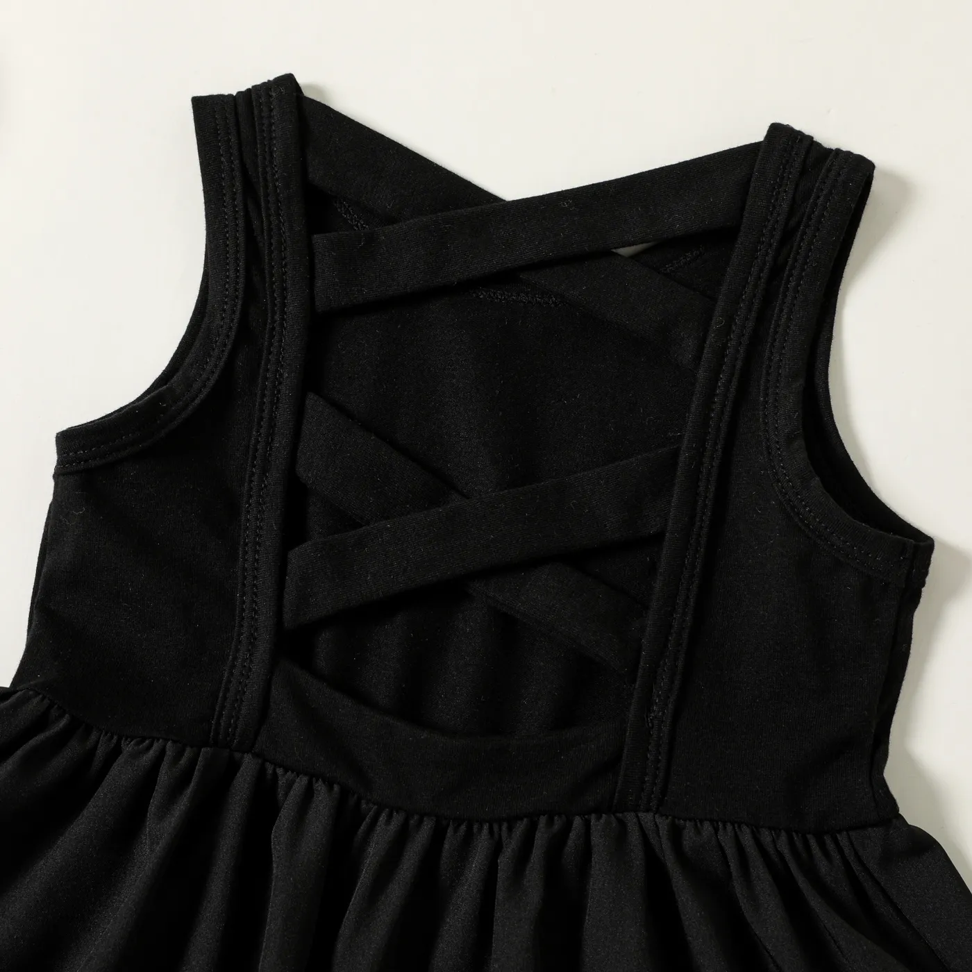 Toddler Girl Crisscross Back Tank Dress  image 3