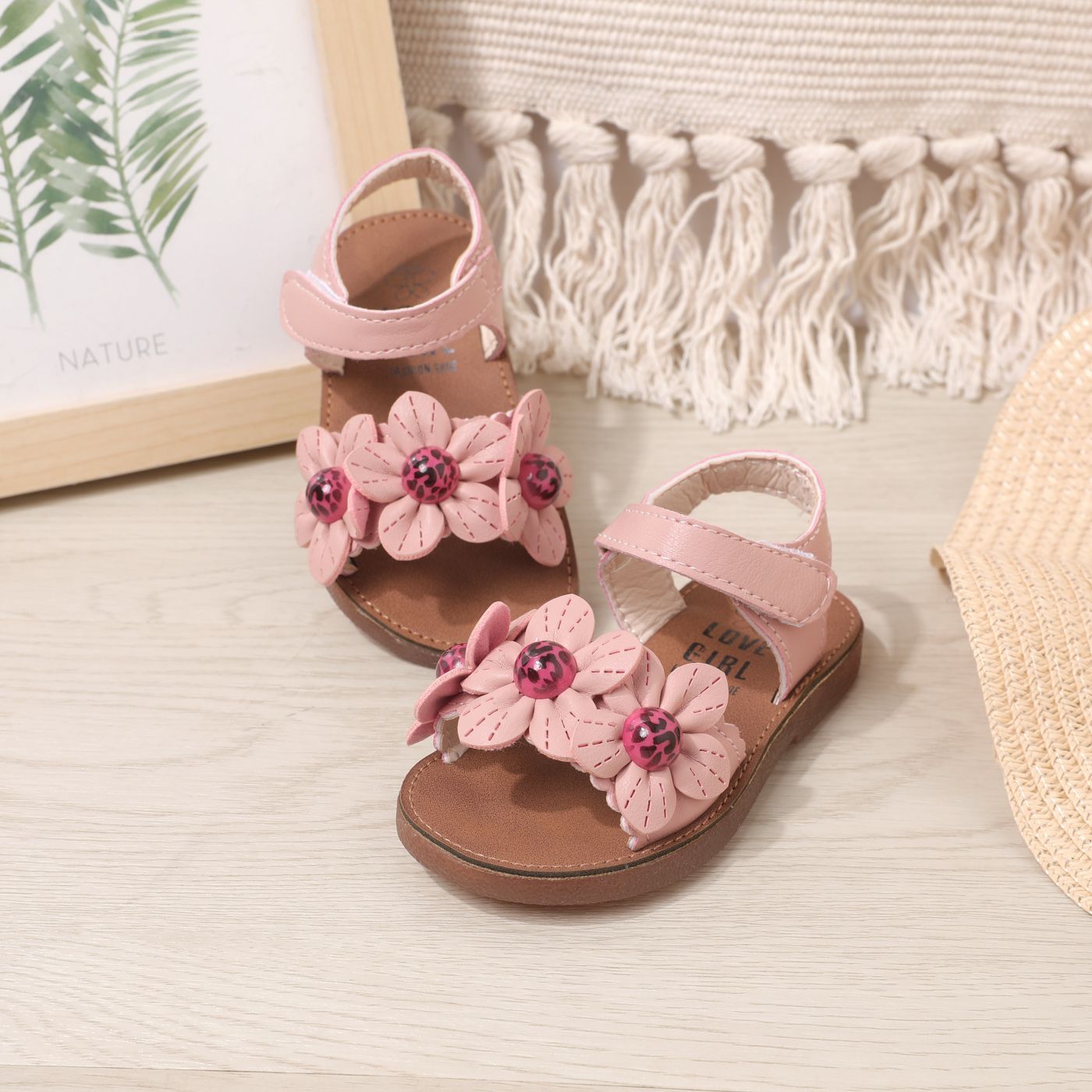 Toddler/Kid Floral Pattern Sandals