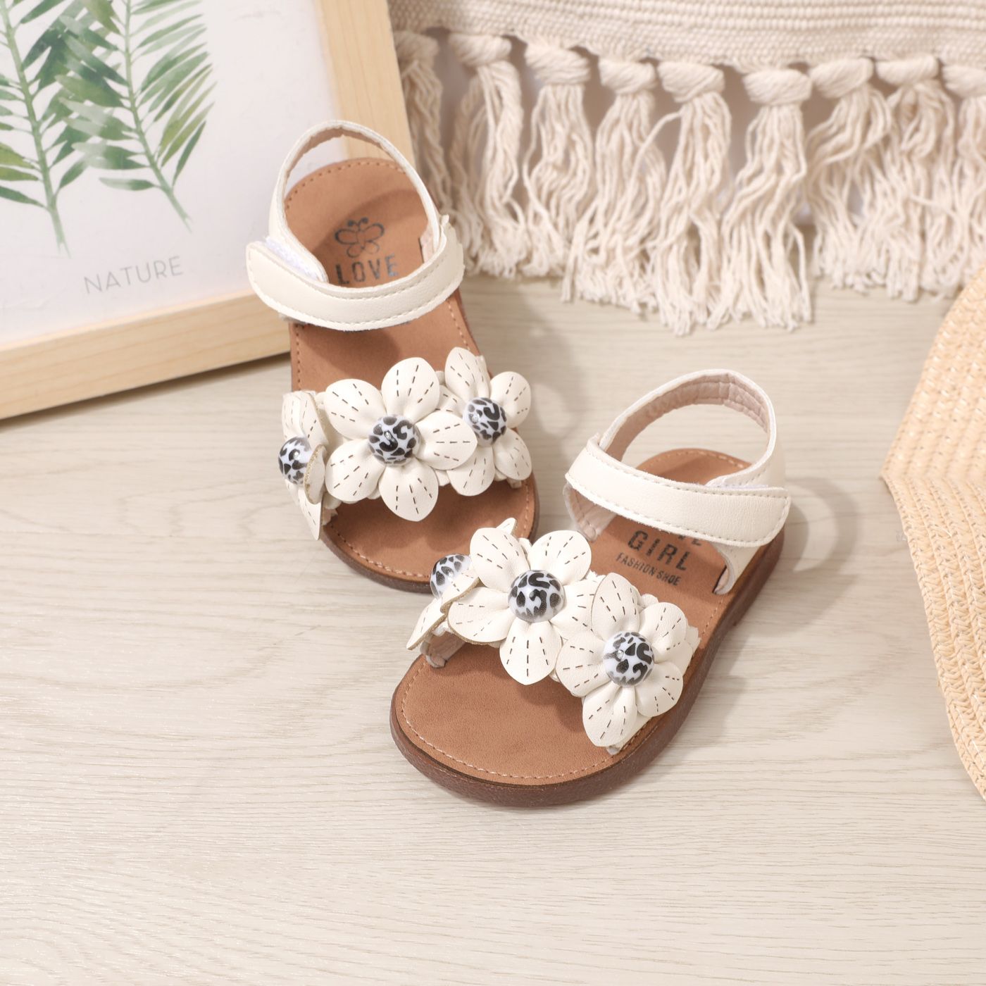 Toddler/Kid Floral Pattern Sandals