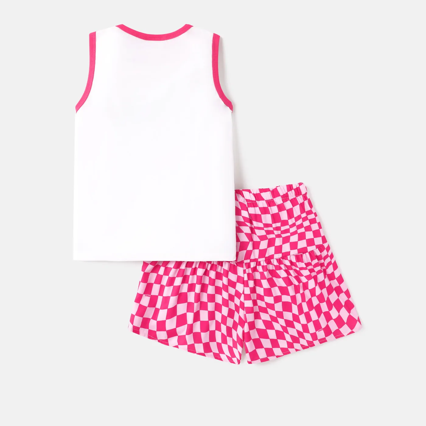 L.O.L. SURPRISE! Kid Girl 2pcs Character Print Naia™ Tank Top and Plaid Shorts Set  image 2
