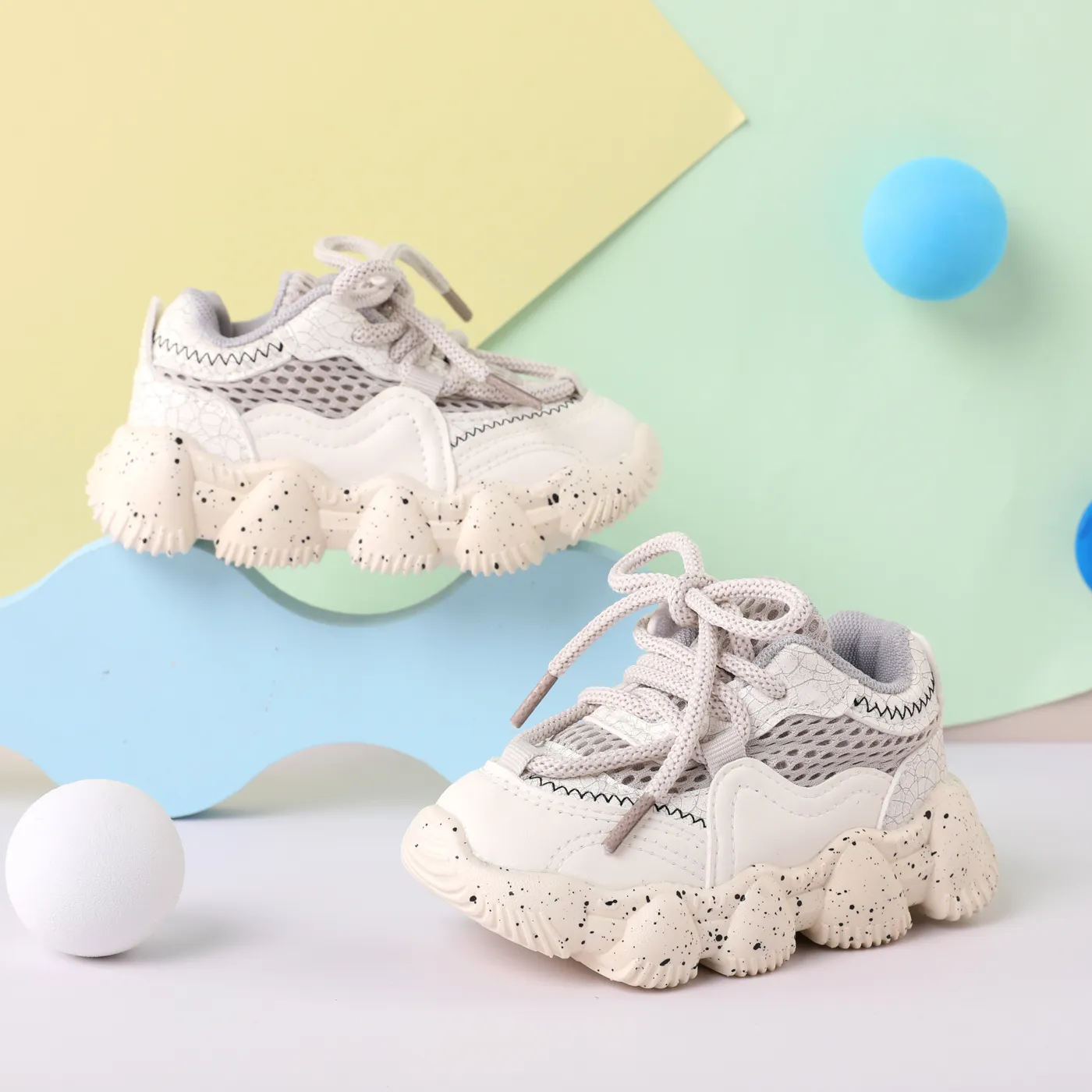 Toddler/Kid Breathable Texture Sport Shoes  image 1
