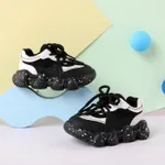 Toddler/Kid Breathable Texture Sport Shoes Black