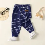 Baby-Jogginghose mit Allover-Geo-Print aus Naia™ blau