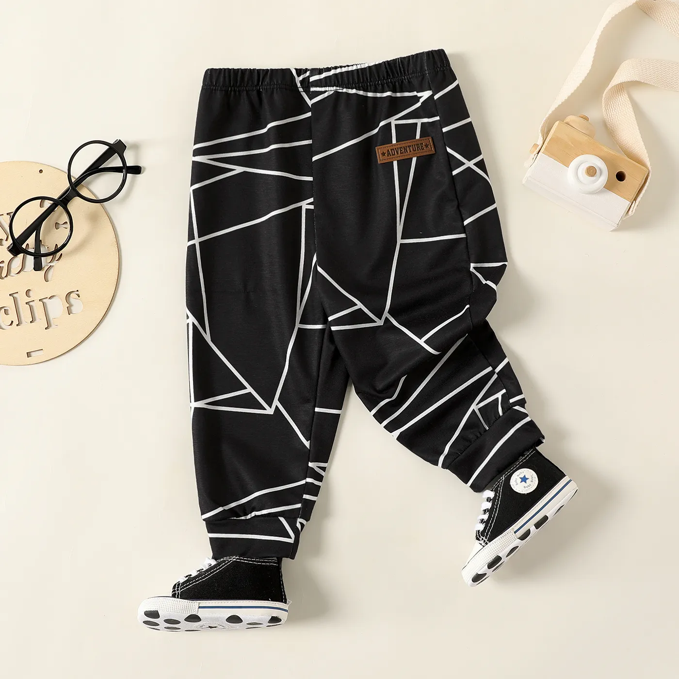 

Baby Boy Allover Geo Print Naia™ Sweatpants