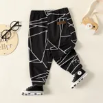 Baby Boy Allover Geo Print Naia™ Sweatpants Black