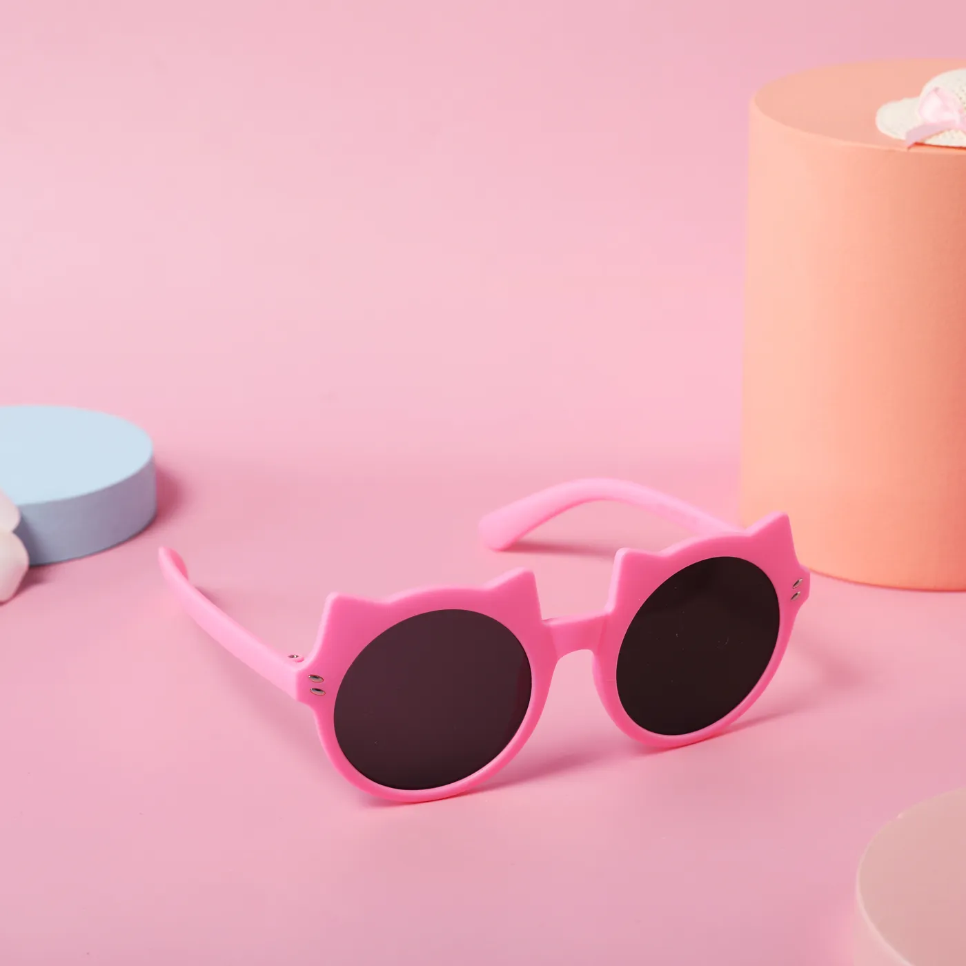 Toddler/Kid's Cat-shaped Fashion UV Protection Sunglasses (with Box)  image 2