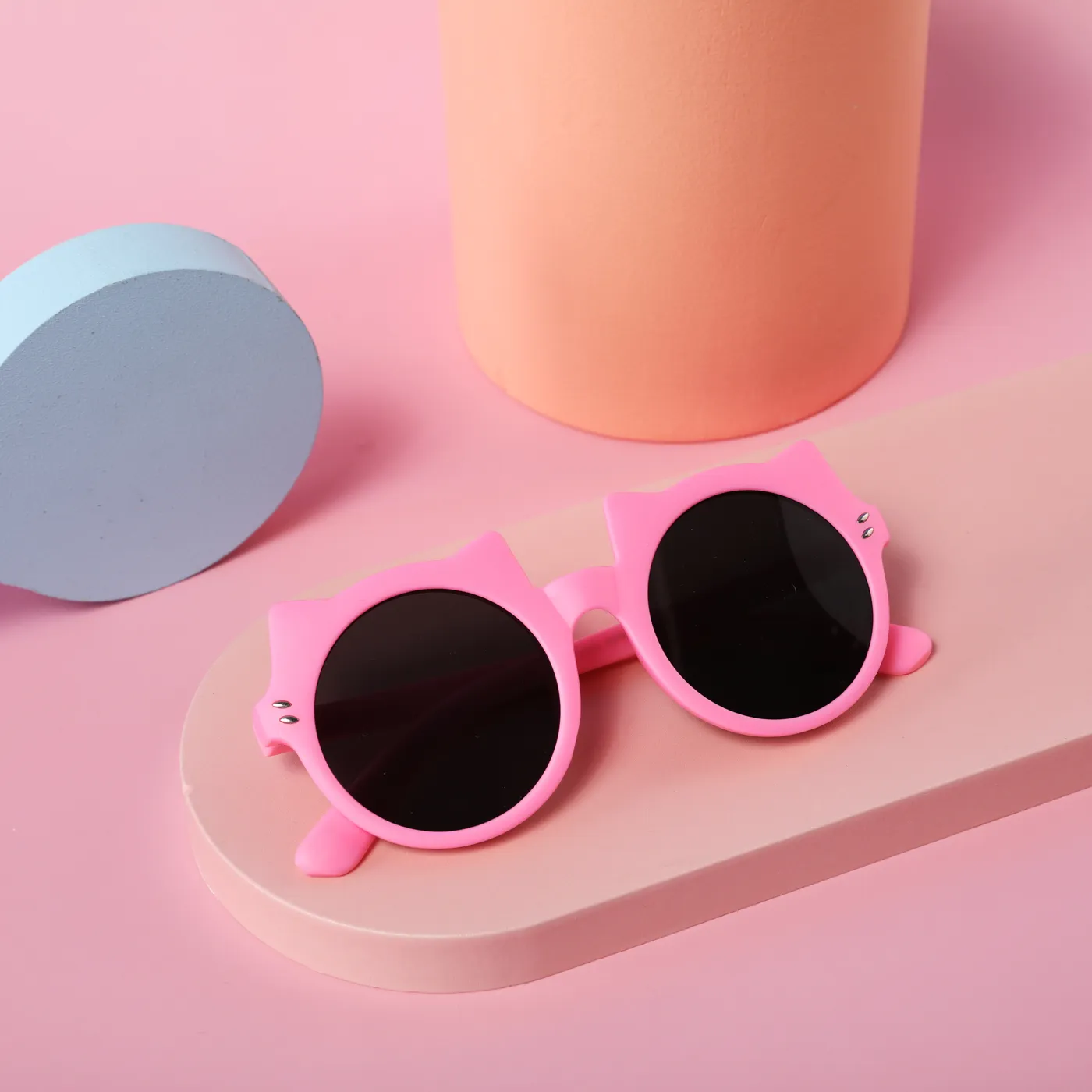 Toddler/Kid's Cat-shaped Fashion UV Protection Sunglasses (with Box)  big image 1