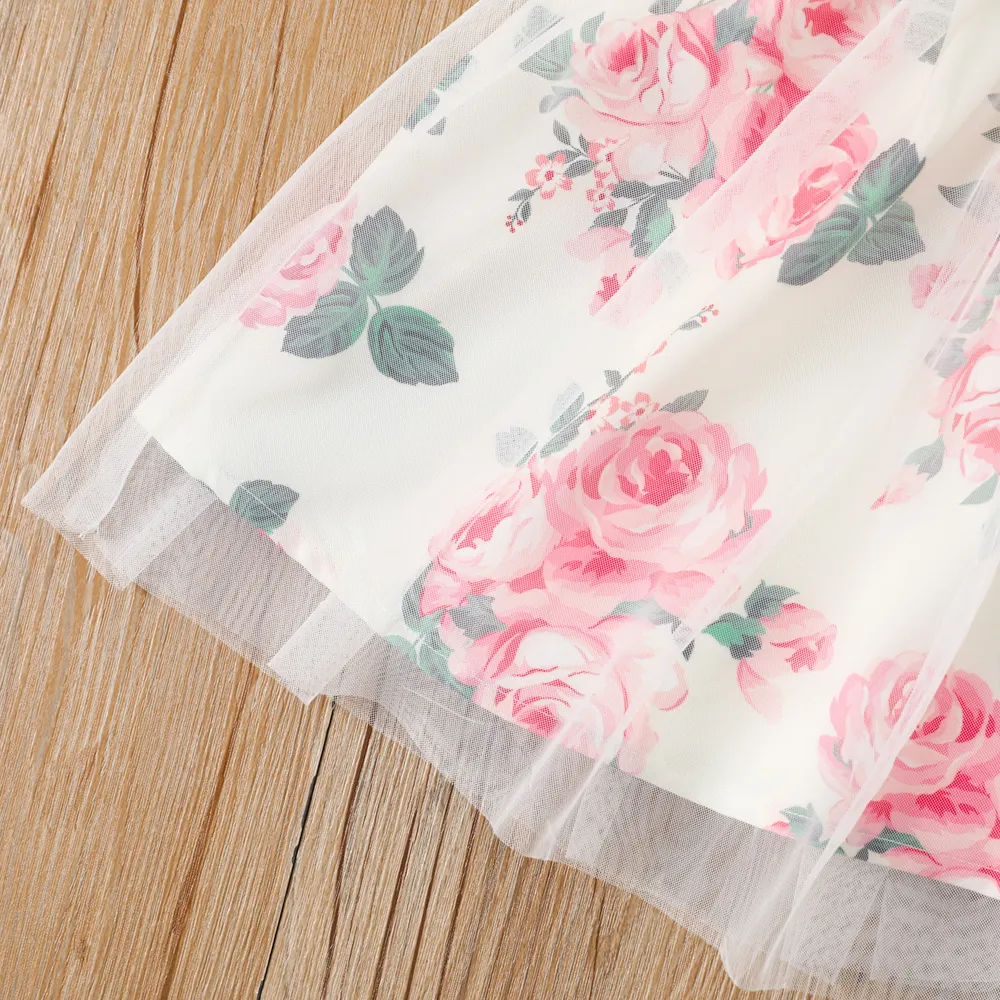 Bambino piccolo Ragazza Pizzo Dolce Rosa Vestiti big image 5