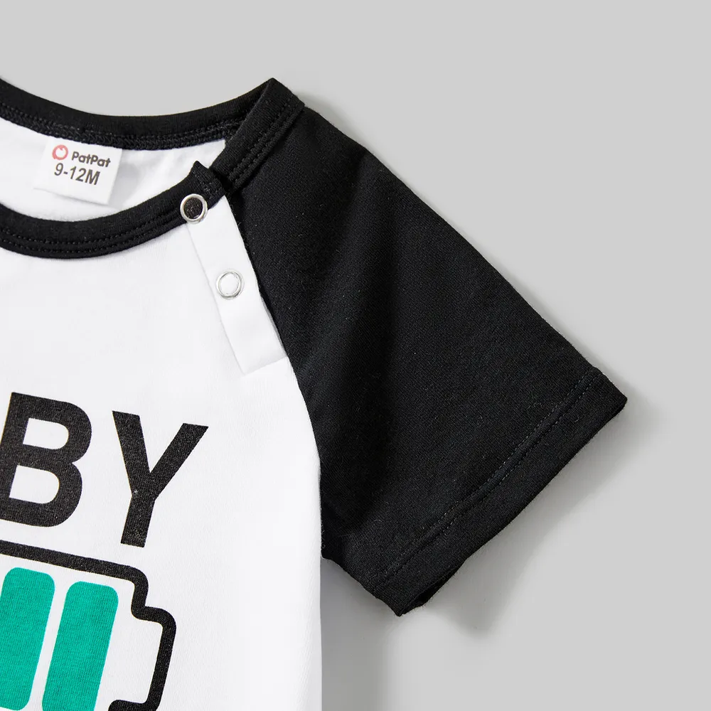 Family Cotton Round Neck Short-sleeve Top big image 4