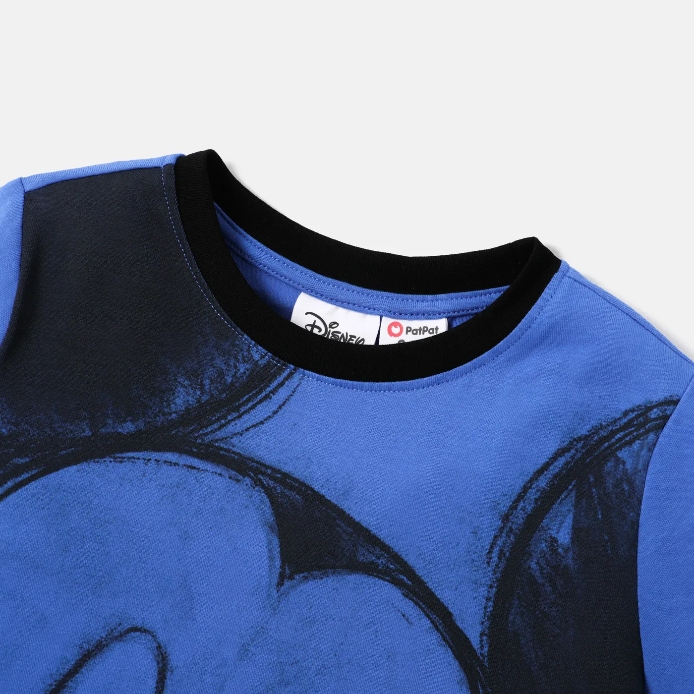 Disney Mickey and Friends Criança Unissexo Graffiti desenhado à mão Manga curta T-shirts Azul image 3