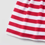 Independence Day Baby Girl 95% Cotton Bow Front Smocked Slip Dress REDWHITE image 4