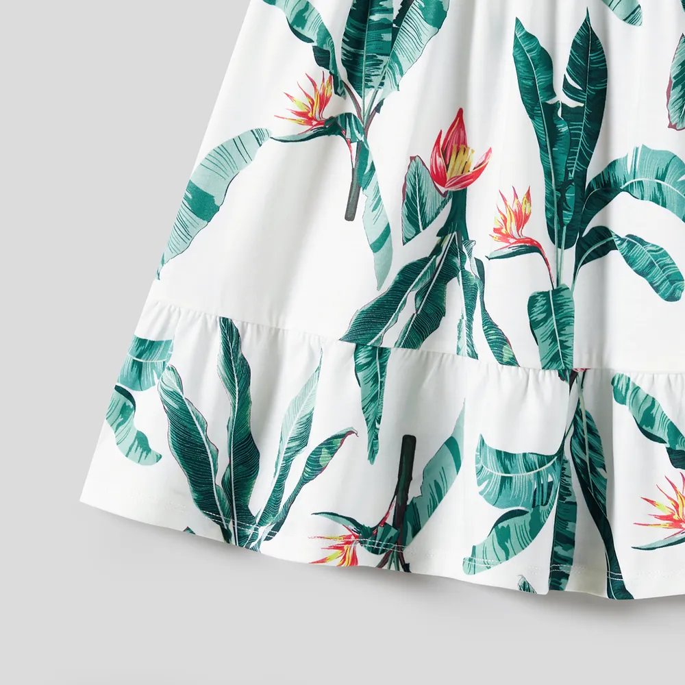 Look per tutta la famiglia Piante e fiori tropicali Senza maniche Coordinati per tutta la famiglia Set big image 13
