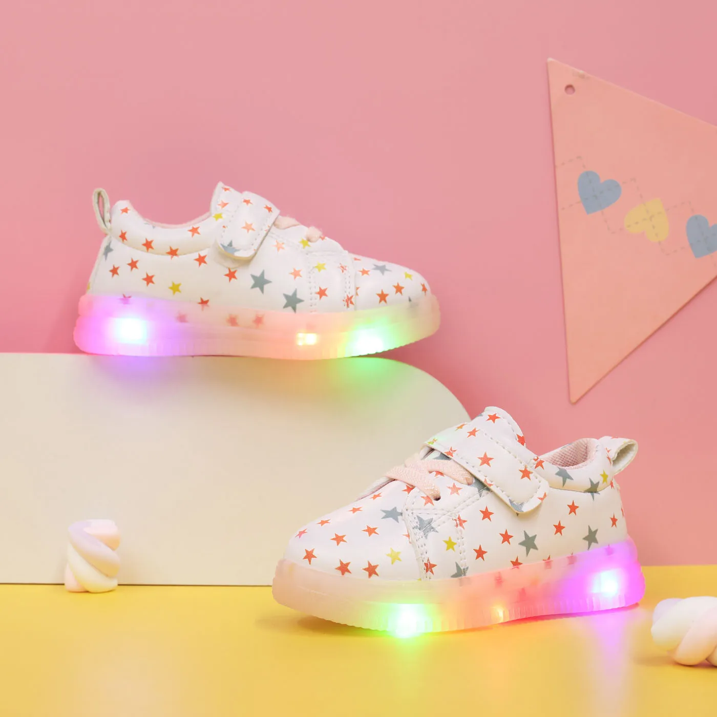 Toddler/Kid Soft Sole Flashing Casual Shoes  big image 1