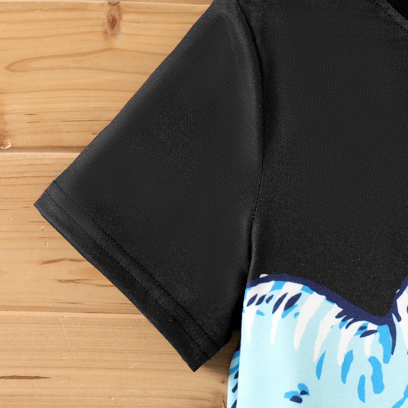 Kid Boy Dinosaur Print Tee Black image 6