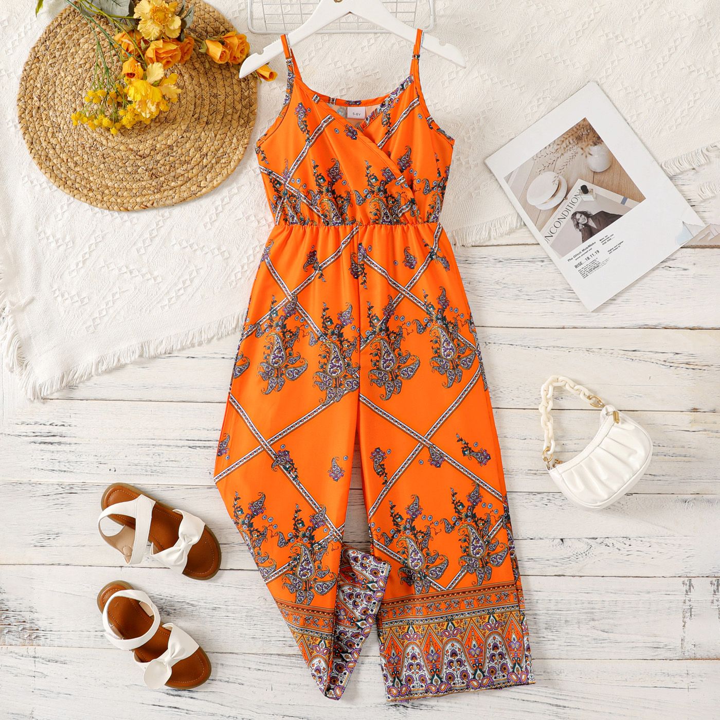 

Kid Girl Boho Slip Jumpsuit