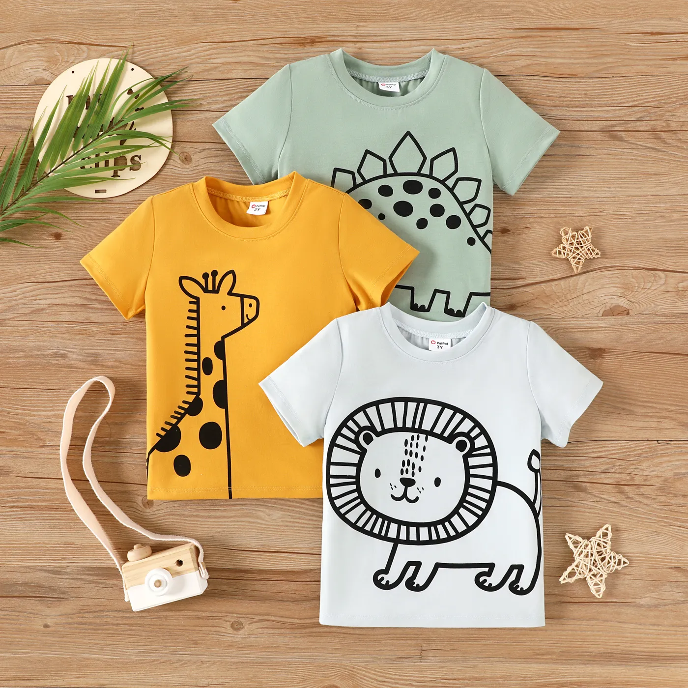 Toddler Boy Animal Print Short-sleeve Tee