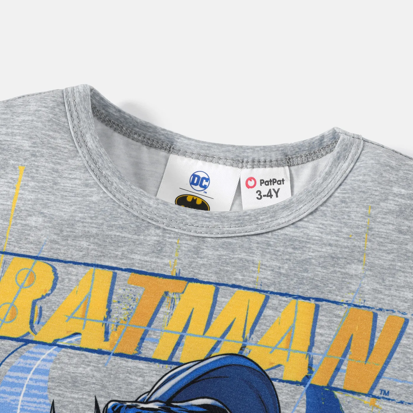 Batman Toddler Boy Character Print Naia™ Tank Top / Tee / Shorts Grey image 3