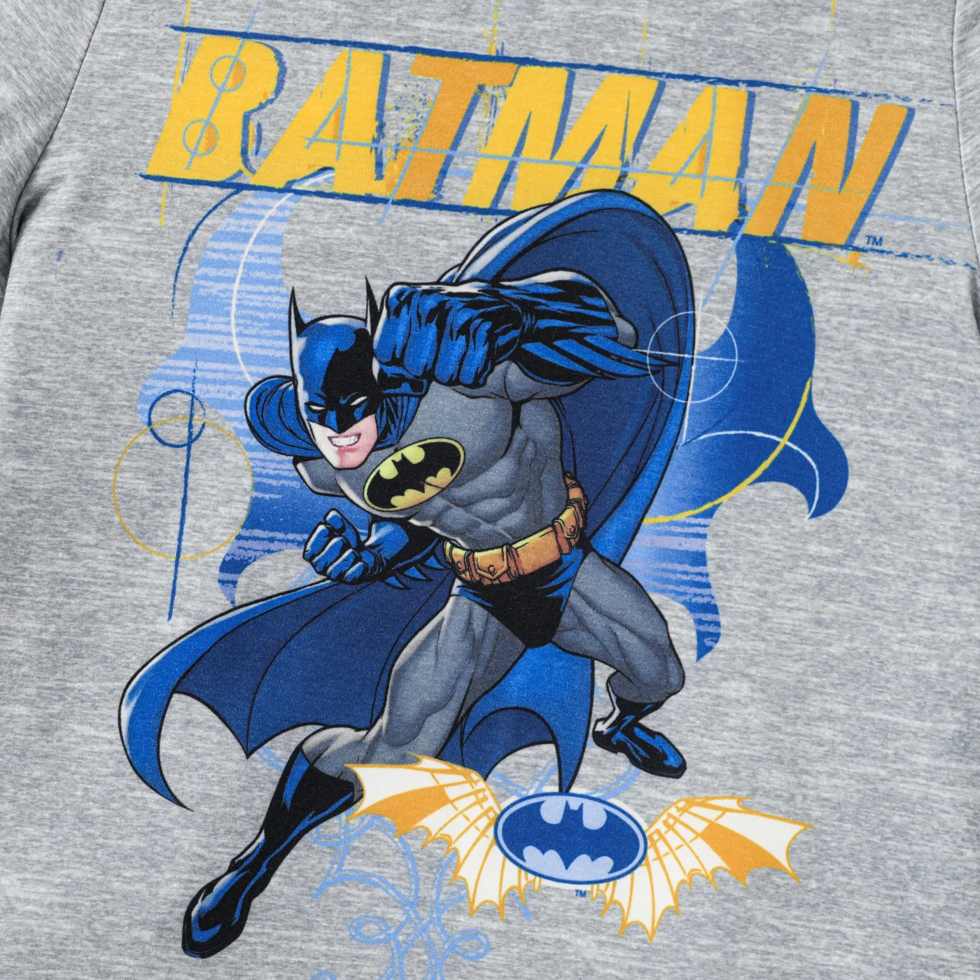 Batman Toddler Boy Character Print Naia™ Tank Top / Tee / Shorts Grey image 2