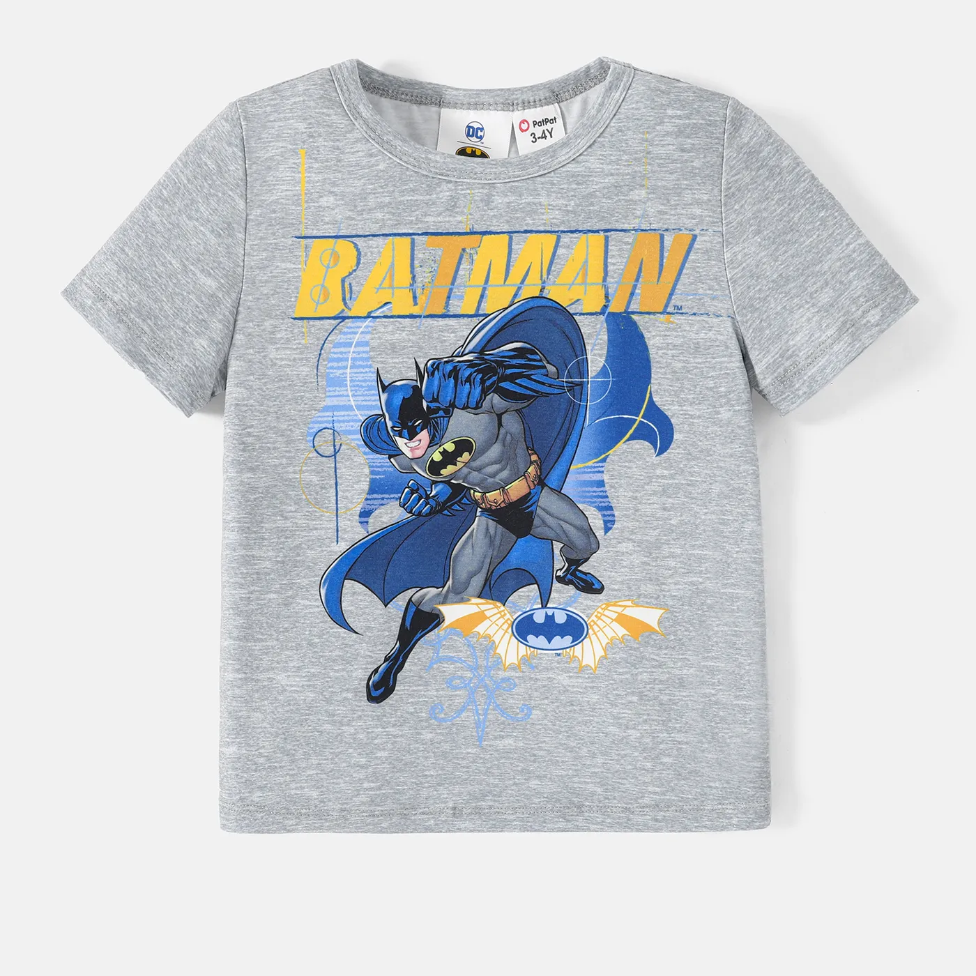 Batman Toddler Boy Character Print Naia™ Tank Top / Tee / Shorts Grey image 6