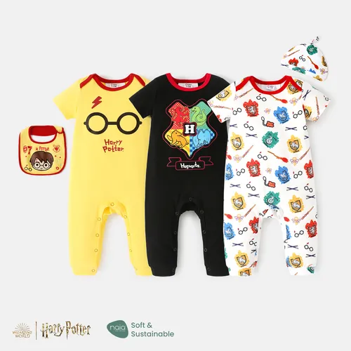 Macacão harry potter bebê menino manga curta estampado em algodão ou naia™