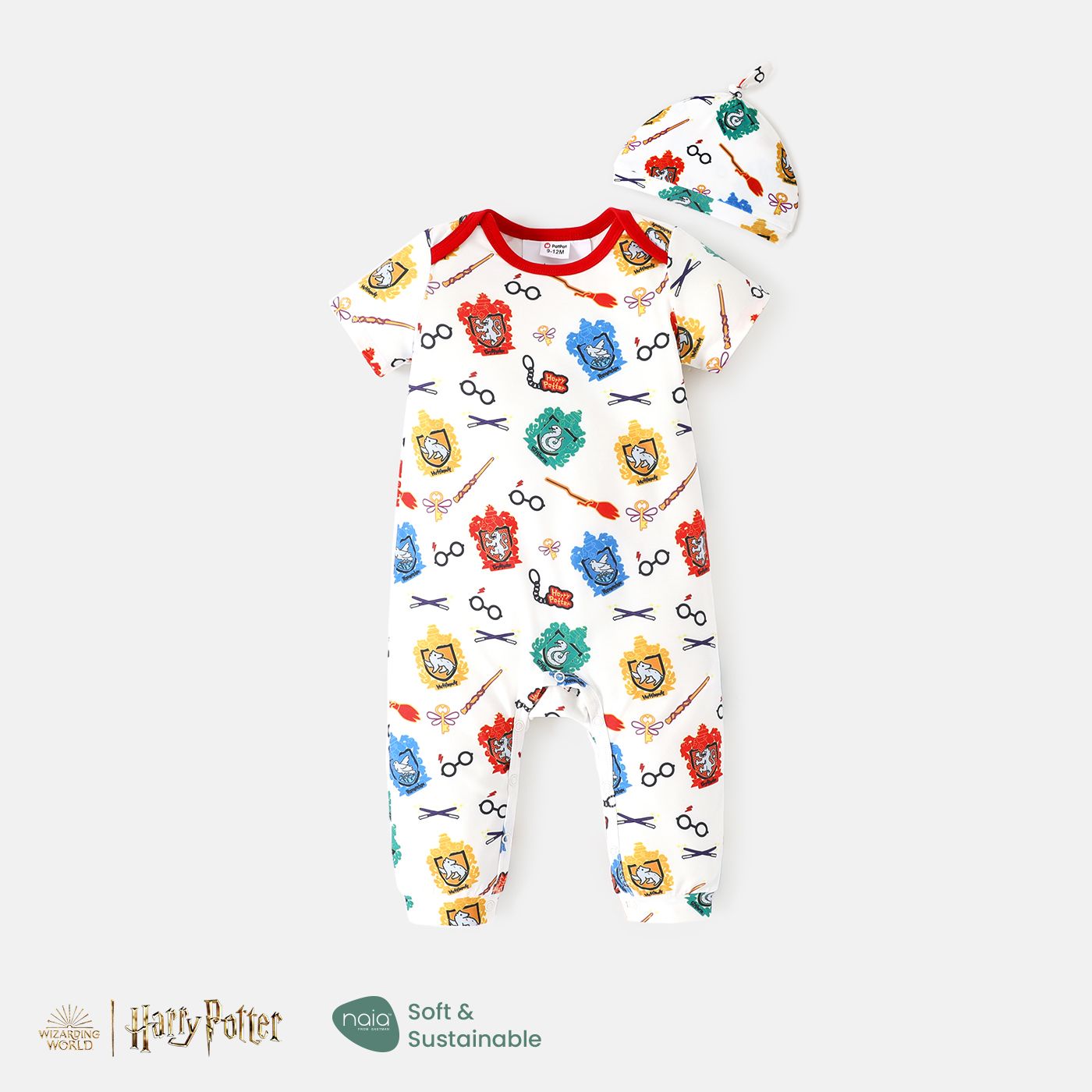 Harry Potter Baby Boy Short-sleeve Graphic Cotton Or Naiaâ¢ Jumpsuit