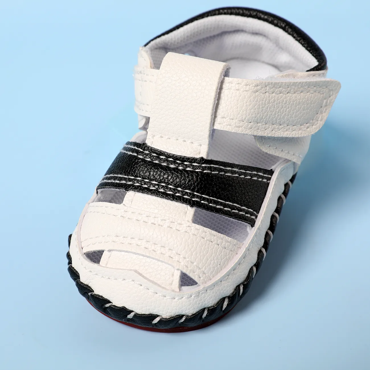 Baby / Toddler Two Tone Colorblock Prewalker Shoes White big image 1