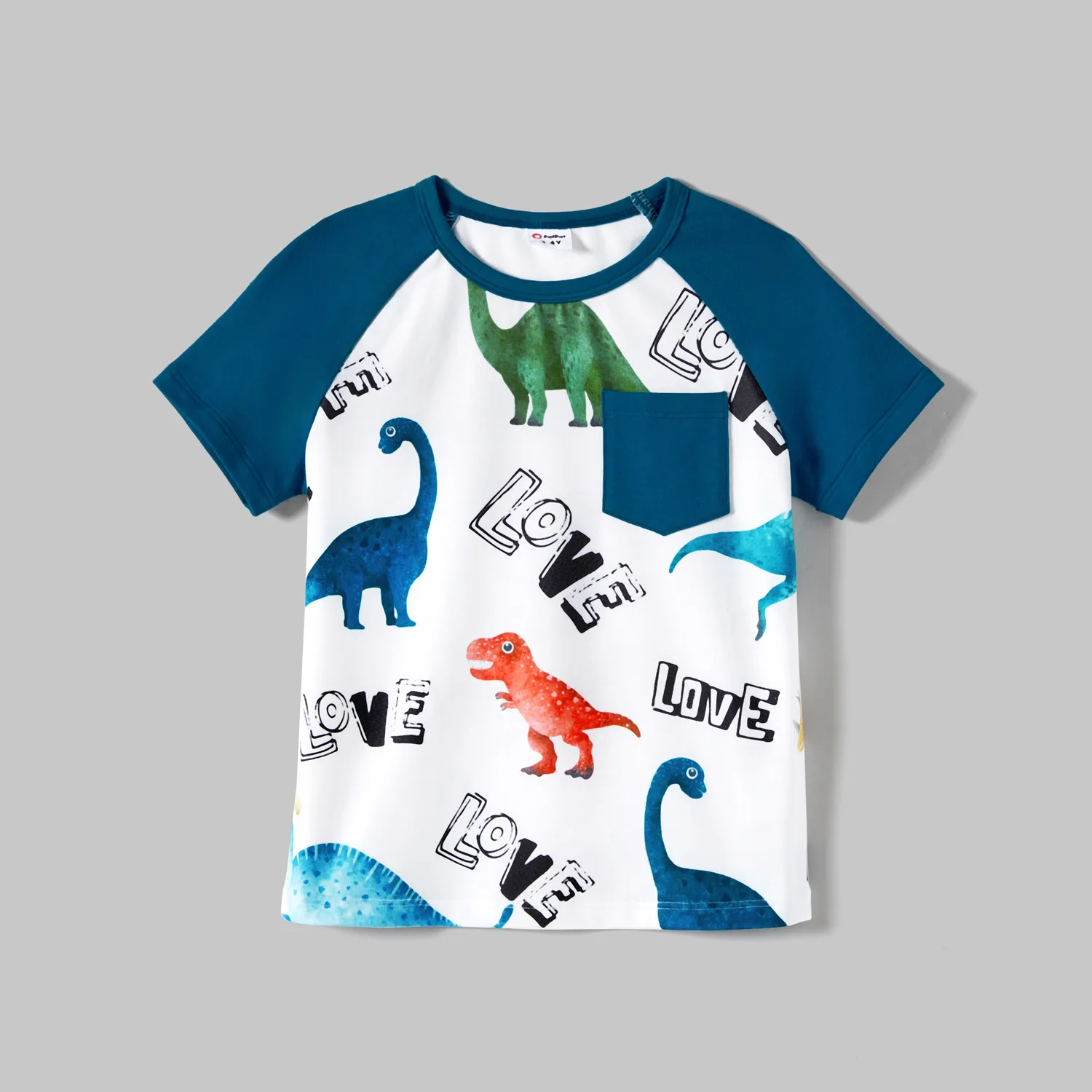Family Matching Dinosaur Print Tank Dresses and Short-sleeve T-shirts Sets  big image 6