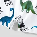 Family Matching Dinosaur Print Tank Dresses and Short-sleeve T-shirts Sets  image 5