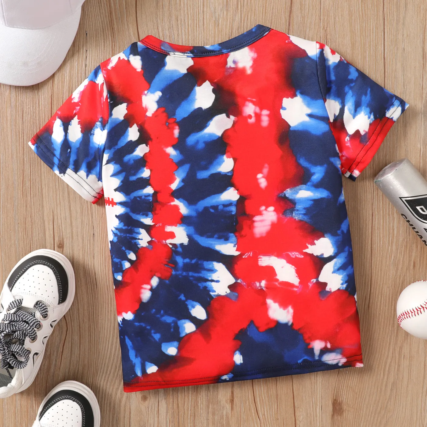 Independence Day Kid Boy Short-sleeve Tee Blue image 5