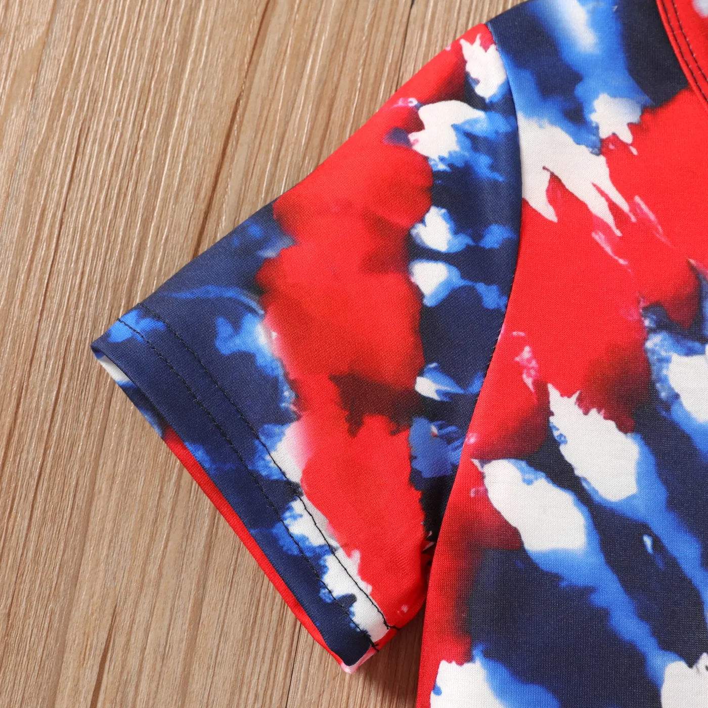 Independence Day Kid Boy Short-sleeve Tee Blue image 4