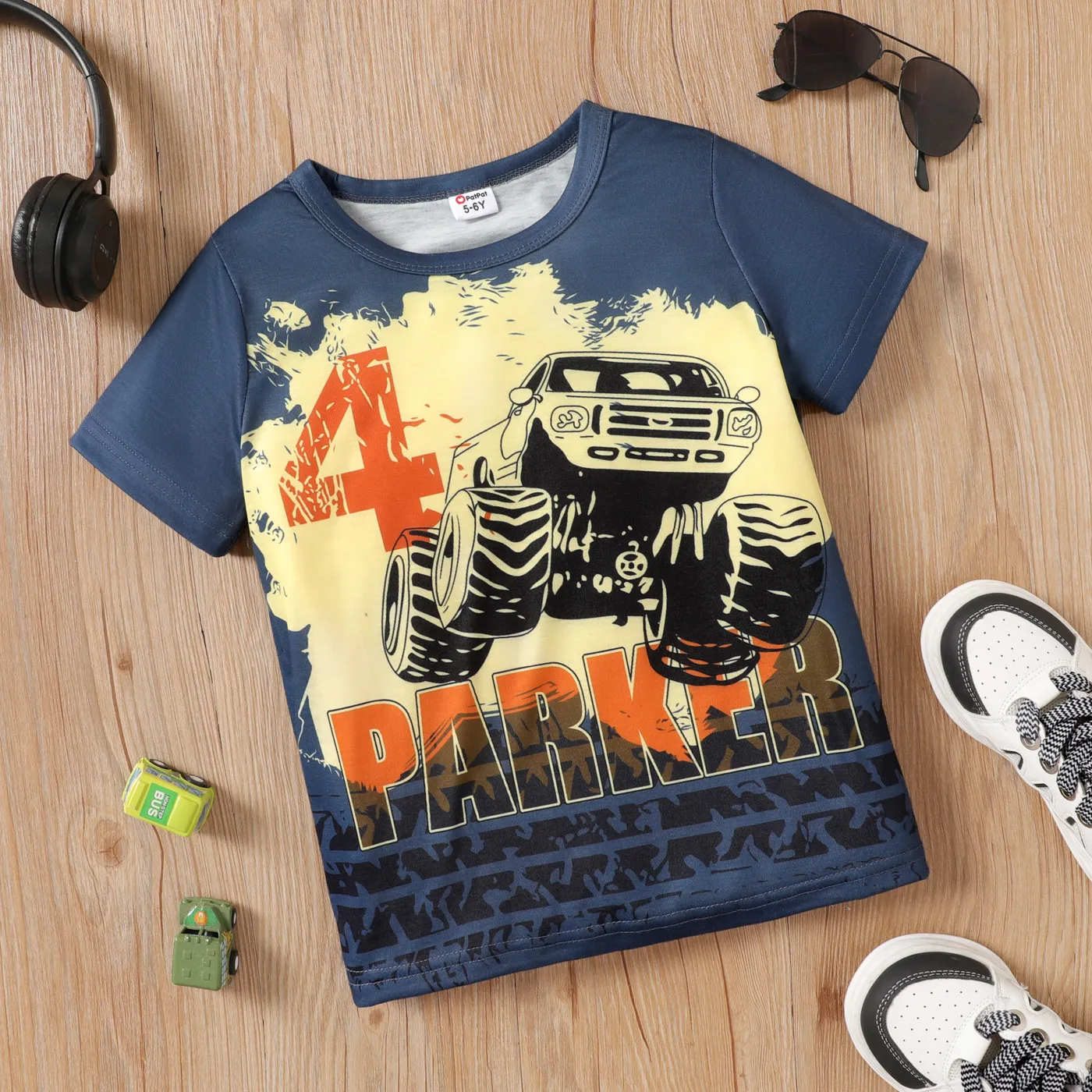 Kid Boy Car Print Short-sleeve Tee  image 2