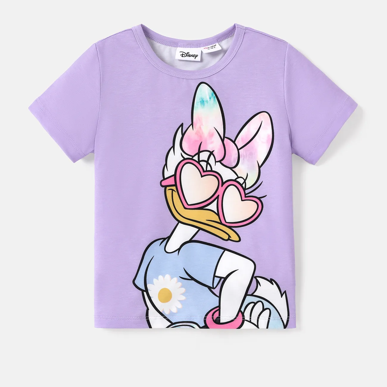 Disney Toddler/Kid Girl/Boy Character Print Naia™ Short-sleeve Tee Violeta claro big image 1