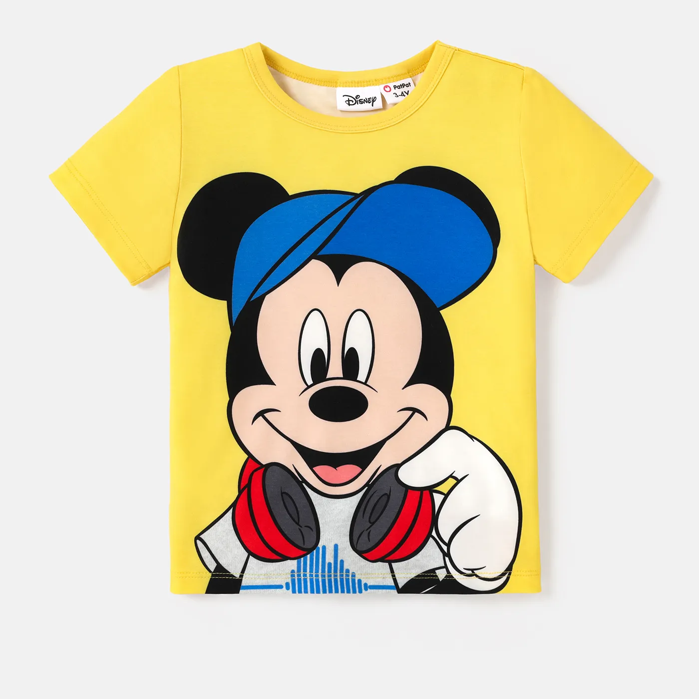 Disney Mickey and Friends Toddler/Kid Girl/Boy Character Print Naia™ Short-sleeve Tee Yellow image 6