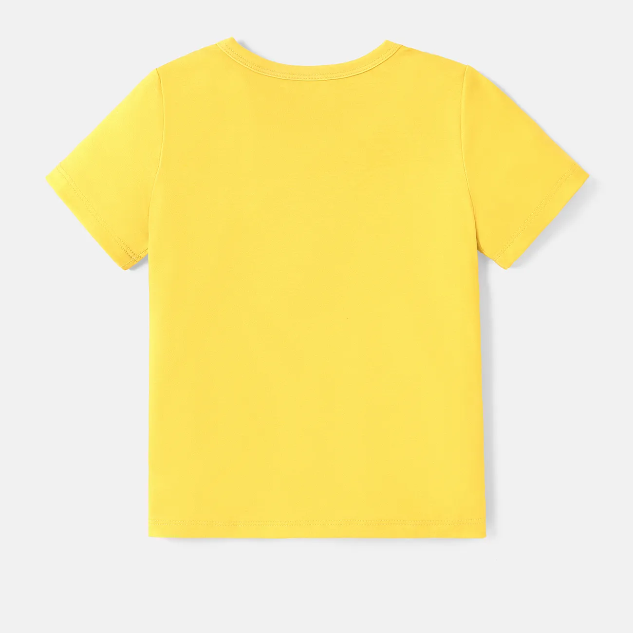 迪士尼幼兒/兒童女孩/男孩角色印花 Naia™ 短袖 T 恤 黃色 big image 1