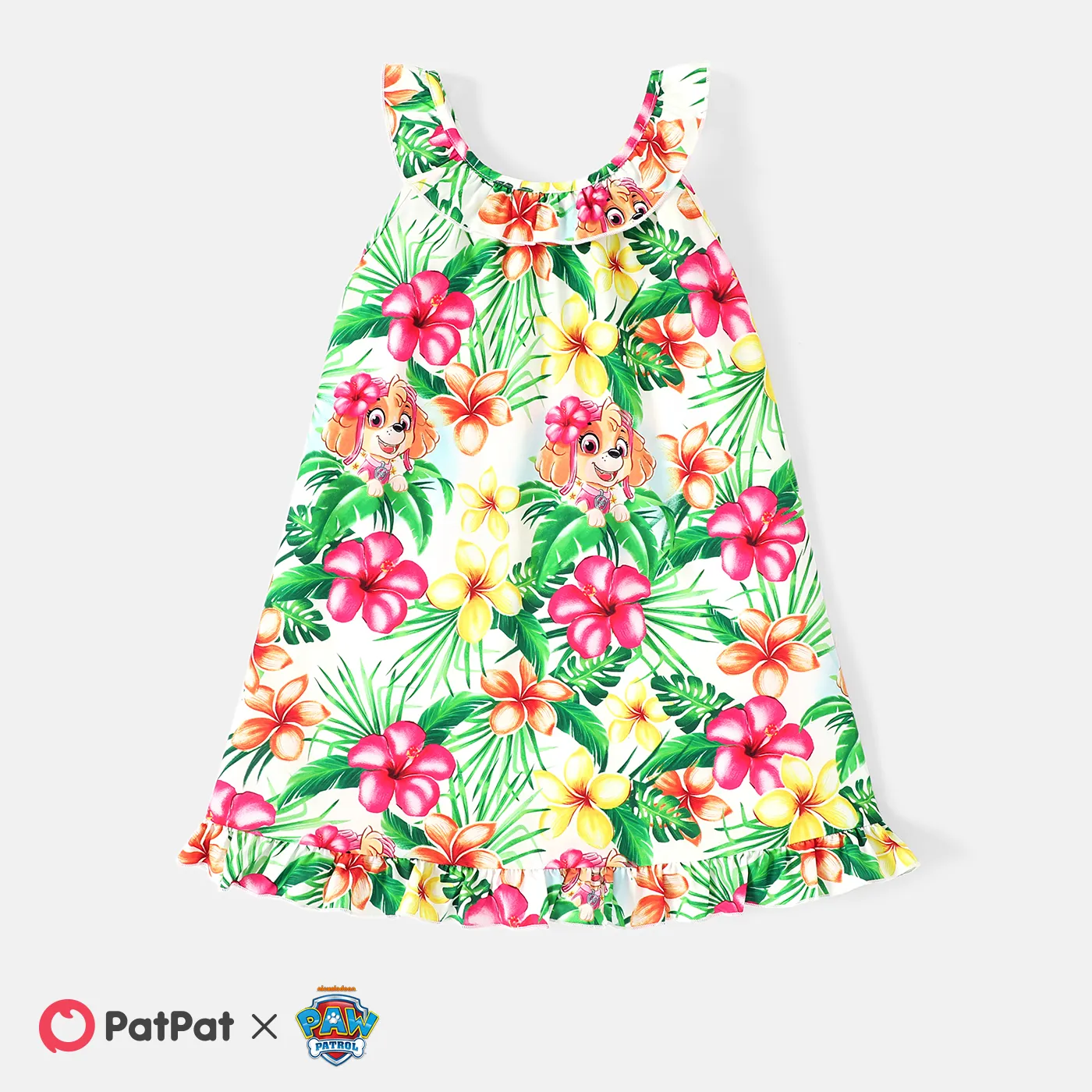 

PAW Patrol Toddler Girl Floral Print Halter Dress