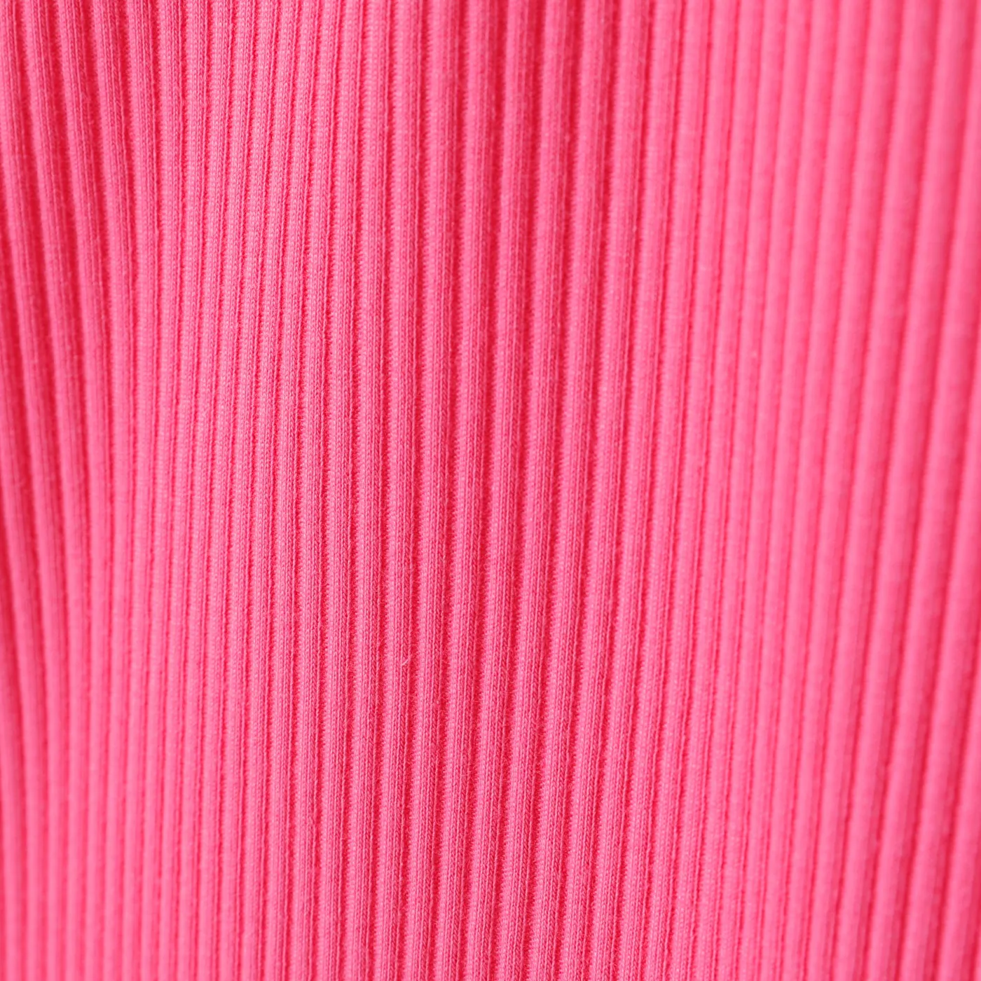 Kid Girl Solid Rib-knit Cotton Tank Dress  image 4
